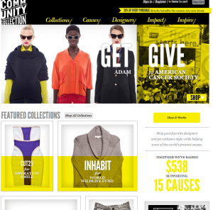 Homepage of CommunityCollection.com